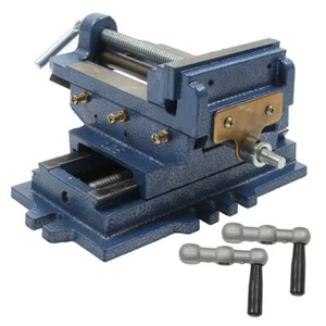 5" Cross Slide Vise Drill Press Metal Milling 2 Way X-Y Heavy Duty Clamp Machine - Picture 1 of 14