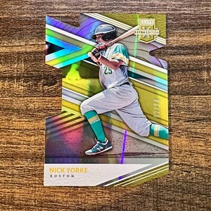 2020 Elite Extra Edition Nick Yorke Gold Aspirations Die Cut #02/24 BOS Red Sox
