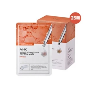 AHC Absolute Return Solution Cotton Mask for Firming (28ml) - 25EA (1 Box) - Picture 1 of 2