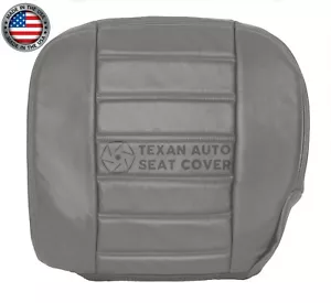 2003, 2004 Hummer H2 SUV, SUT Driver Side Bottom Leather Seat Cover Wheat Gray - Picture 1 of 7