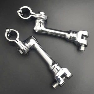1 1/4" Kuryakyn Cromo Longhorn Piedino Supporto Magnum Morsetto per Kawasaki Triumph - Foto 1 di 1
