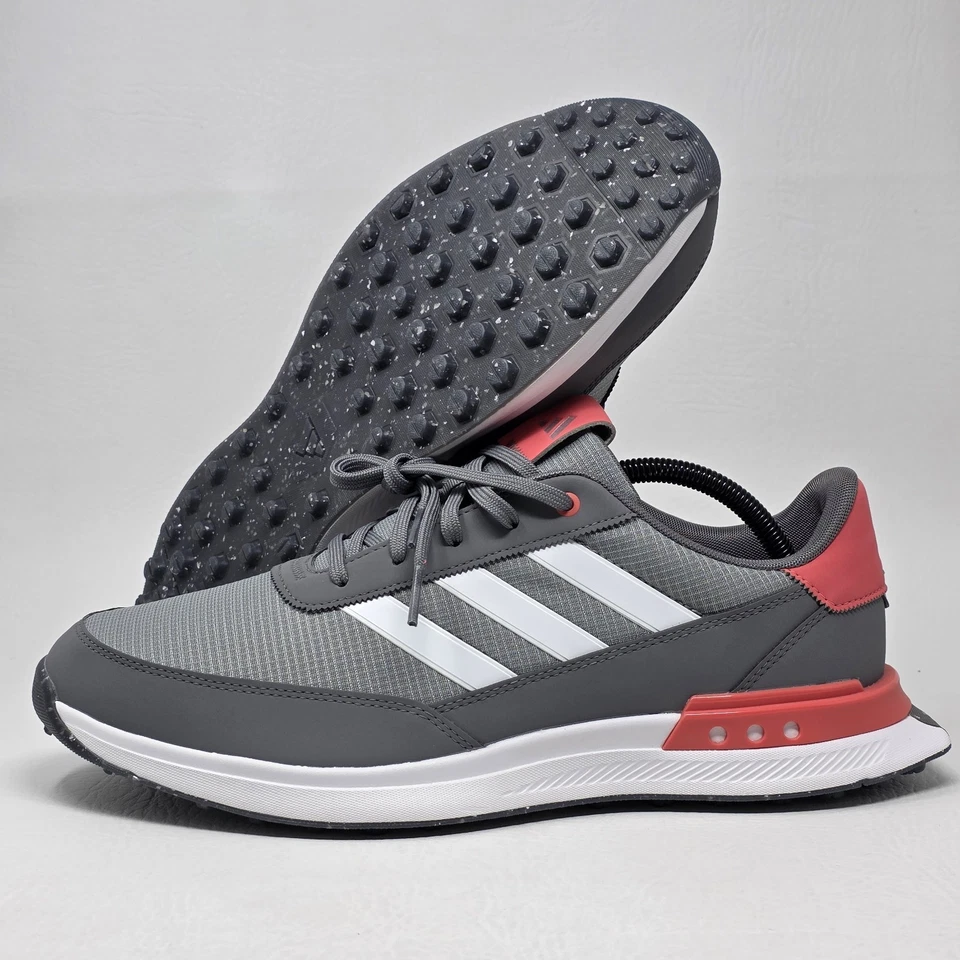 Adidas S2G Gris/Coral Sin Tacos '24 Golf Zapatos Atléticos Para Hombre Talla 11 IF0339 Nuevos Foto 1 de 4