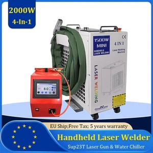 Máquina de corte de soldadura láser 2000 W 4 en 1 removedor de pintura oxidada soldador láser UE - Imagen 1 de 15