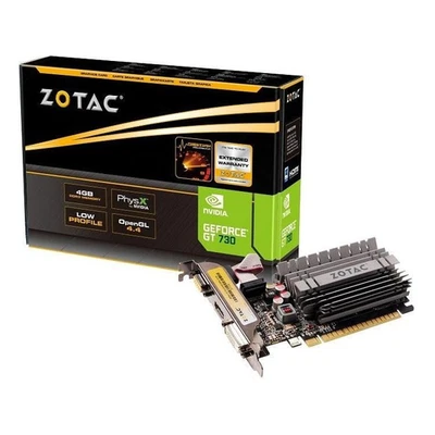 Grafikkarte Zotac GeForce GT 730 passiv Grafikkarte 4GB DDR3, VGA, DVI, HDMI - Bild 1 von 2