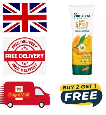 Buy 2 get 1 Free 100ml Dark Spot Clearing Turmeric Face Wash Reduce Dark Spots - Image 1 of 4