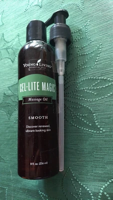 Young Living "CEL-LITE MAGIC" Massage Oil Smooth 8 Oz with PUMP - SEALED - Image 1 of 3