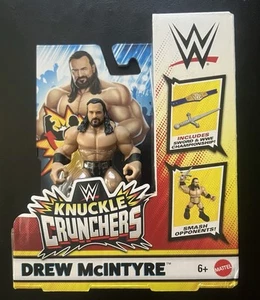 WWE Knuckle Crunchers DREW MCINTYRE mit Schwert & Championship Gürtel Serie 6 NEU - Bild 1 von 1