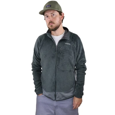 Vintage Patagonia R2 Polartec Fleece Jacket Mens L Regulator Gray Empire Capital - Image 1 of 4