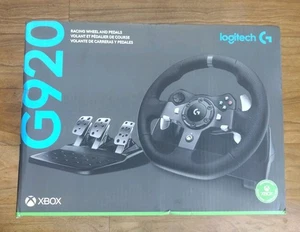Logitech G920 Racing Wheel and Pedals for Xbox Series X|S Xbox One and PC NEW - Picture 1 of 6