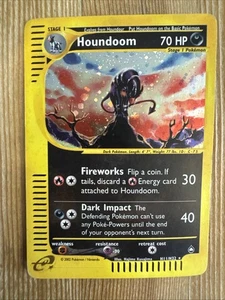Houndoom H11/H32 Aquapolis Holo Pokemon HP - Picture 1 of 2