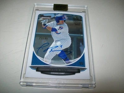2017 TOPPS ARCHIVES 2013 BOWMAN RC JAVIER BAEZ AUTO SIGNED #D23/85 CHICAGO CUBS - Image 1 of 3