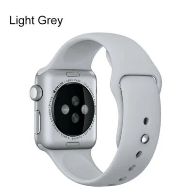 Correa deportiva de silicona iWatch 8/765/4/3 Apple Watch correa pulsera 41/42/45/44 mm Foto 1 de 4