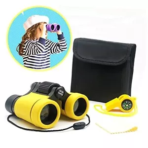 Kid Binoculars Best Gifts for 3-12 Years Boys Girls High-Resolution NAVY YELLOW - Picture 1 of 7