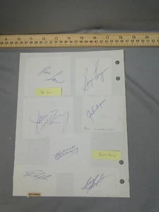 Toronto Maple Leaf Autogramm Kehoe Lundrigan Jarry McKenny Low Ferguson Thompson - Bild 1 von 9