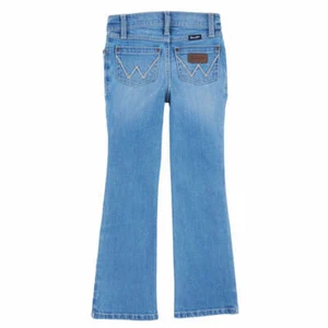 2315035 Wrangler Girls' Boot Cut Jeans with W/Back Pocket Stitching NEW - Picture 1 of 2