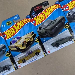 Hot Wheels ~ Colección Batman Batimóvil ~ Paquete de 4 ~ Coches Die-Cast ~ Envío Gratis - Imagen 1 de 3