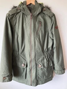 Berghaus Holborn II Damen Thermo Parka Mantel in Grün Khaki Kapuze Größe UK 14 - Bild 1 von 16