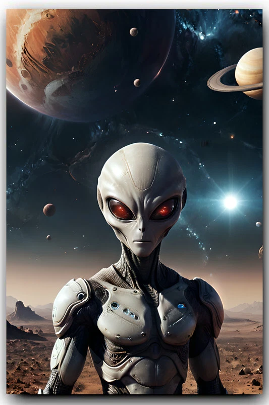 Aliens Among Us 4 x 6 inch Exclusive Art Print Collectible Photo 10101