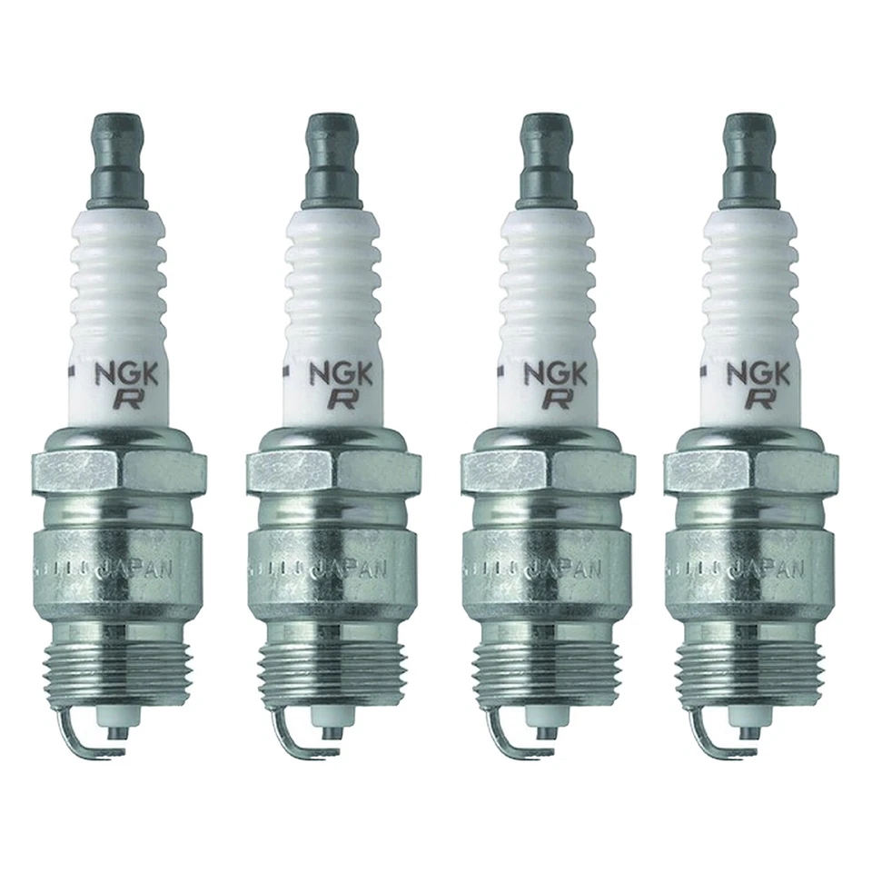 NGK V-Power Spark Plug Set (4 Pieces) 2438 For Ford Pinto Mercury Capri 2.0 L4 - Imagem 1 de 1