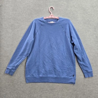 PINK Victoria's Secret Women Sweatshirt One Size Blue Fleece Crew Neck Pullover - Image 1 of 4