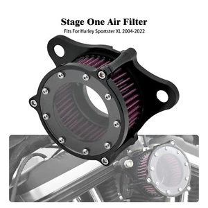Clarity Air Cleaner Filter Red Intake For Harley Sportster 883 1200 48 72 04-22 - Picture 1 of 15