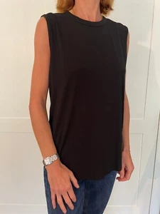 Rag & Bone Vest. Women's Small. Black Stretch Crepe (Polyester). Never Worn. - Picture 1 of 5