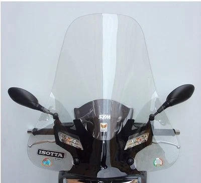 PARABREZZA ISOTTA MEDIA PROTEZIONE SYM HD EVO 125 200 2006 2007 2008 2009 2010 - Immagine 1 di 2