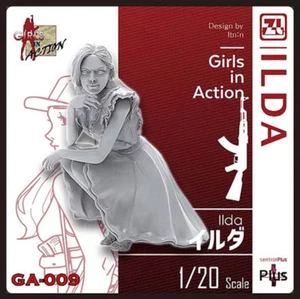 ZLPLA Genuine 1/20 Girls in Action ILDA Resin Figure Assembly Model Kit GA-009 - Picture 1 of 10