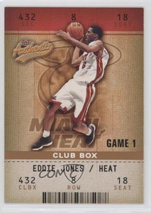 2002-03 Fleer Authentix Club Box /100 Eddie Jones #78