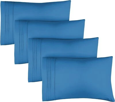 Pillow Cases Set of 4, Hotel Quality Soft Microfiber Pillow Covers by CGK Linens - Image 1 of 3