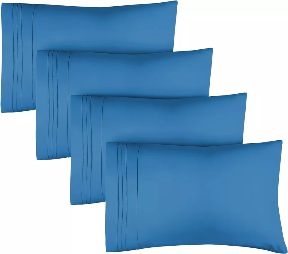Pillow Cases Set of 4, Hotel Quality Soft Microfiber Pillow Covers by CGK Linens - Image 1 of 3