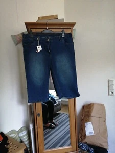 Sommer Jeans shorts U2 fashion stoned Waschung Gr. 52 Neu mit Etikett - Bild 1 von 4
