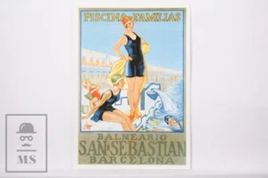 Postcard Advertisment Reproduction - Health Resort San Sebastian - Ediciones AM - Picture 1 of 2