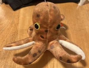 Wild Republic Huggers OCTOPUS 5" Plush Stuffed Animal Slap Wrist Bracelet Toy - Picture 1 of 5