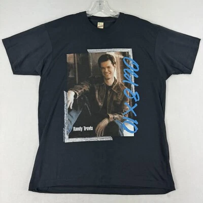 Camisa De Colección Randy Travis 1989 Puntada Única Para Mujer XL Antigua 8x10 Tour Nueva Sin Etiquetas Hecha en EE. UU. Foto 1 de 4