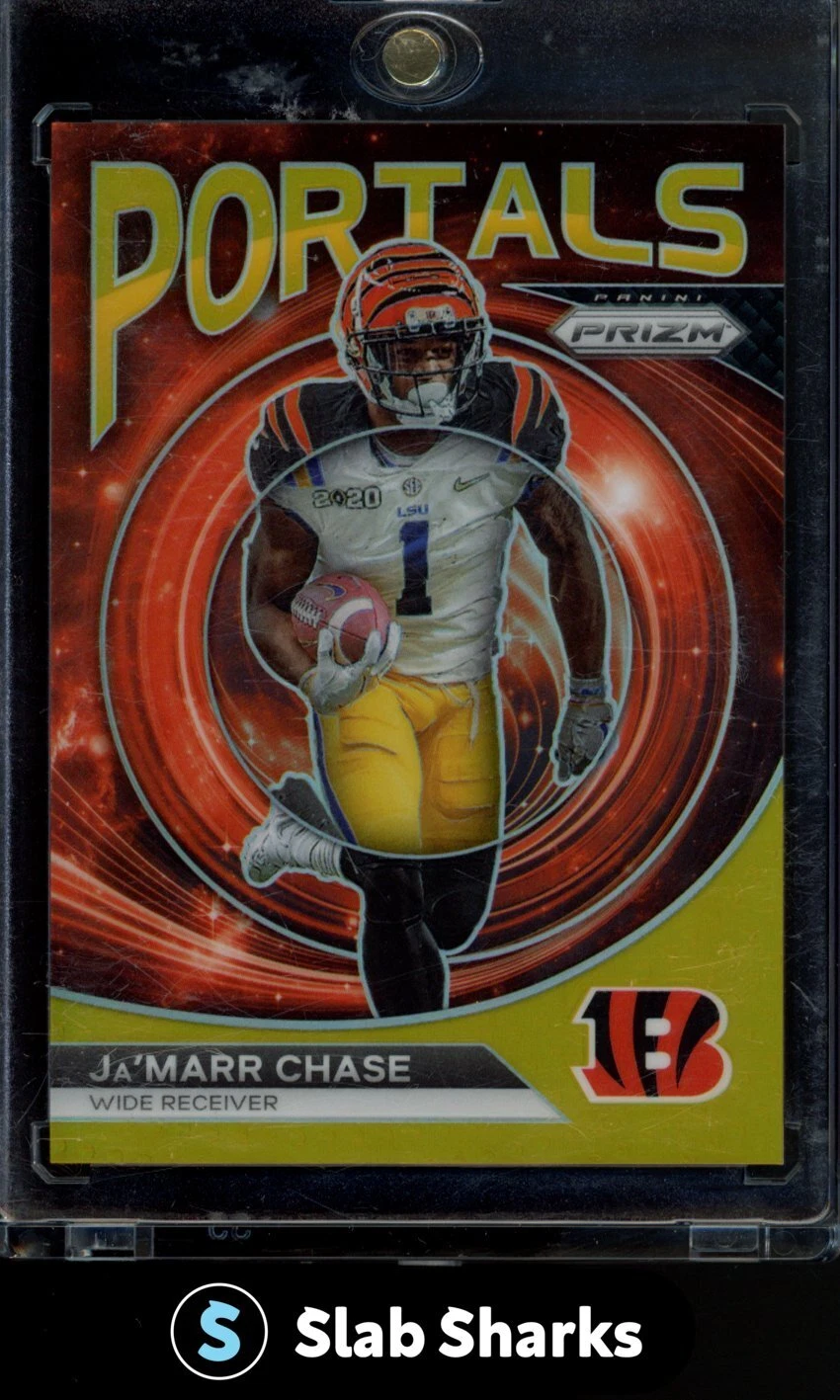 2023 PANINI PRIZM JA'MARR CHASE PORTALS GOLD /10 #PO-6