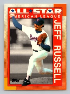 JEFF RUSSELL ALL-STAR 1990 TOPPS TIFFANY RANGERS - Foto 1 di 2