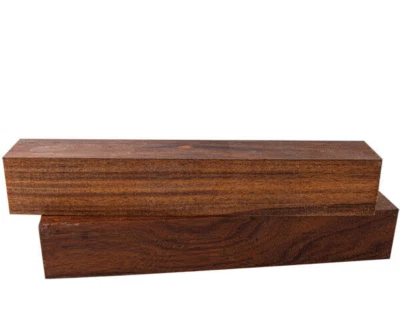 2 Perillas Patagónicas Madera de Palo de Rosa Molino de Pimienta 2x2x12 Cuchillo Escalas Madera Foto 1 de 2