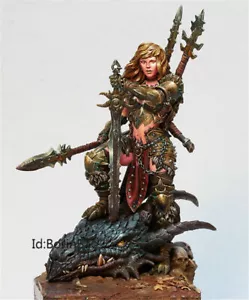 Maßstab 1:24 Modellbausätze Dragon Killer Female Hunter unbemalte Figur 75mm Fantasy - Bild 1 von 2