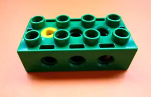 Lego Duplo Toolo Baustein 2x4 Noppen grün - Bild 1 von 1