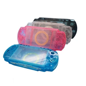 Clear Faceplate Shell Housing Case Cover For Sony PSP 1000 2000 3000 - 4 COLORS! - Picture 1 of 6
