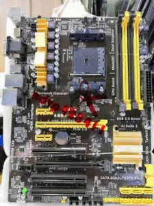Placa madre ASUS AMD A88X A88X-PLUS Socket FM2+ DDR3 SATA USB 3.0 usada - Imagen 1 de 3