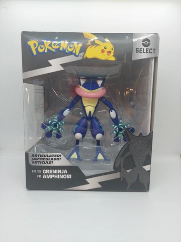 Pokemon Jazwares Select Articulated Greninja Figure - FACTORY SEALED Cover