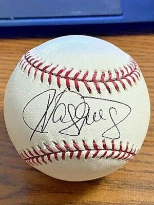 JAVIER VAZQUEZ 3 SIGNED AUTOGRAPHED OML BASEBALL!  Expos, White Sox, Yankees! - Image 1 of 2