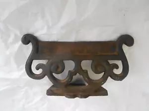 Antique Ornate Vintage Boot Scraper Rustic Wrought Iron - Picture 1 of 5