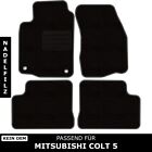 Für Mitsubishi Colt 5 1998-2004 - Fußmatten Nadelfilz 4tlg Schwarz
