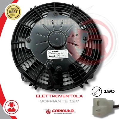 Ventilatore Soffiante Ventola Assiale Spal VA14-AP11/C-34S, 12v Diametro 190mm - Immagine 1 di 4