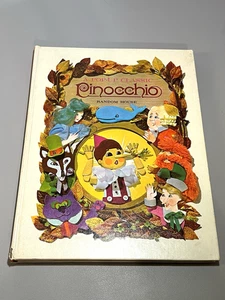 Vintage Pop-Up Classic Book Pinocchio 1960s By Random House Good Condition - Imagen 1 de 11