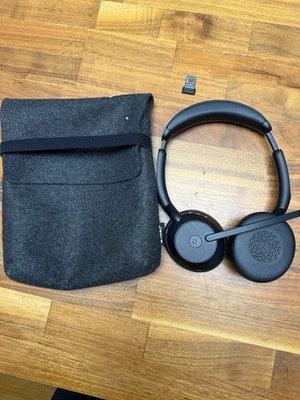 Jabra Evolve2 65 Stereo Wireless Headset (MS Teams, USB-A) - Black. 26599-999-99 - Image 1 of 4