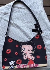 Betty Boop Umhängetasche - ca. 11" x 6" x 4" Schultergurt 11" Drop - Bild 1 von 7